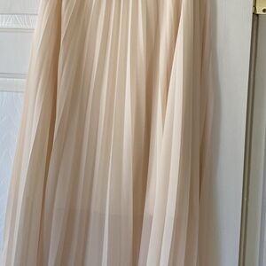 Elegant Cream A-Line Skirt